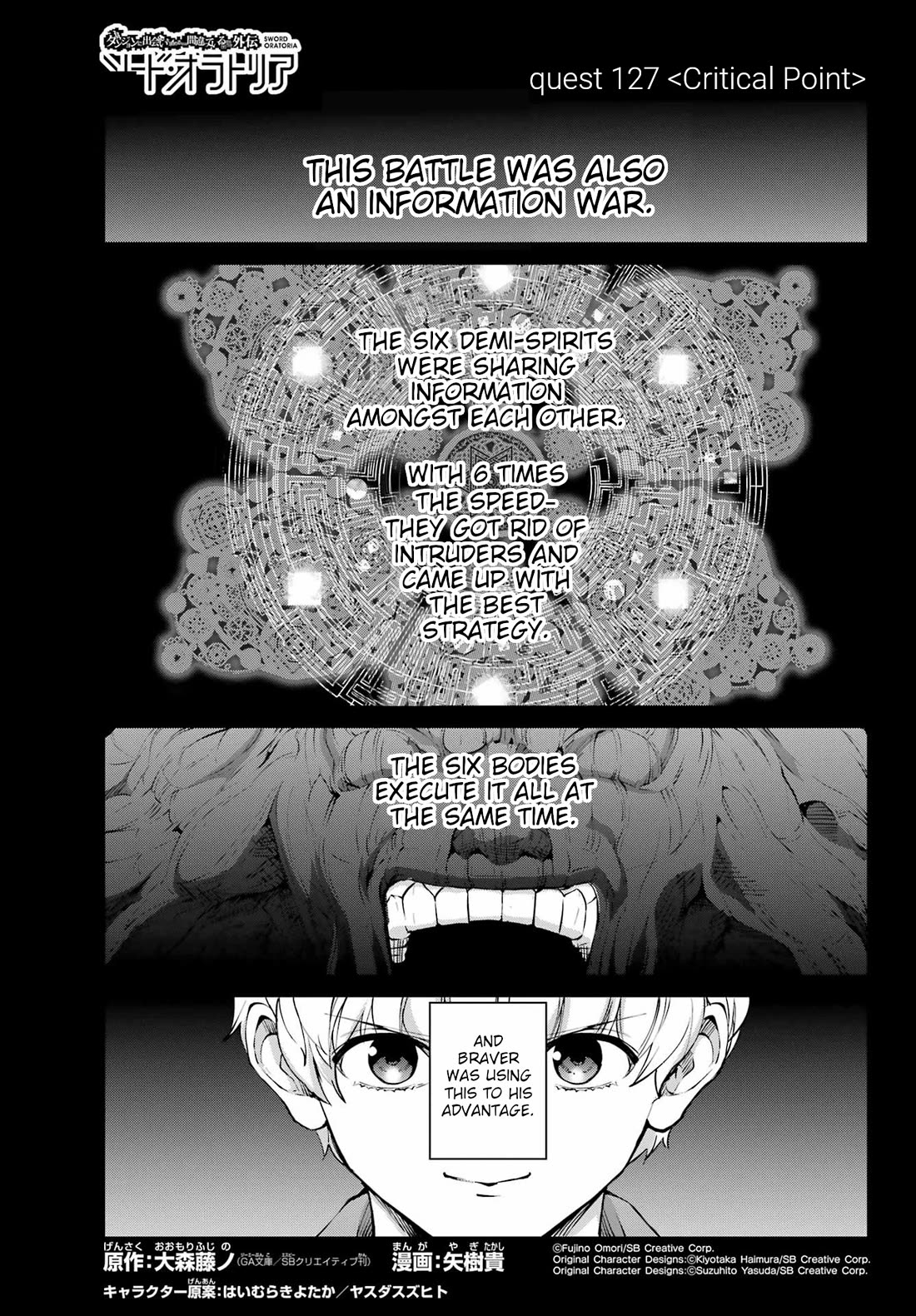 Dungeon ni Deai o Motomeru no wa Machigatte Iru Darou ka Gaiden - Sword Oratoria Chapter 127 page 1 - Chapter 127: Critical Point