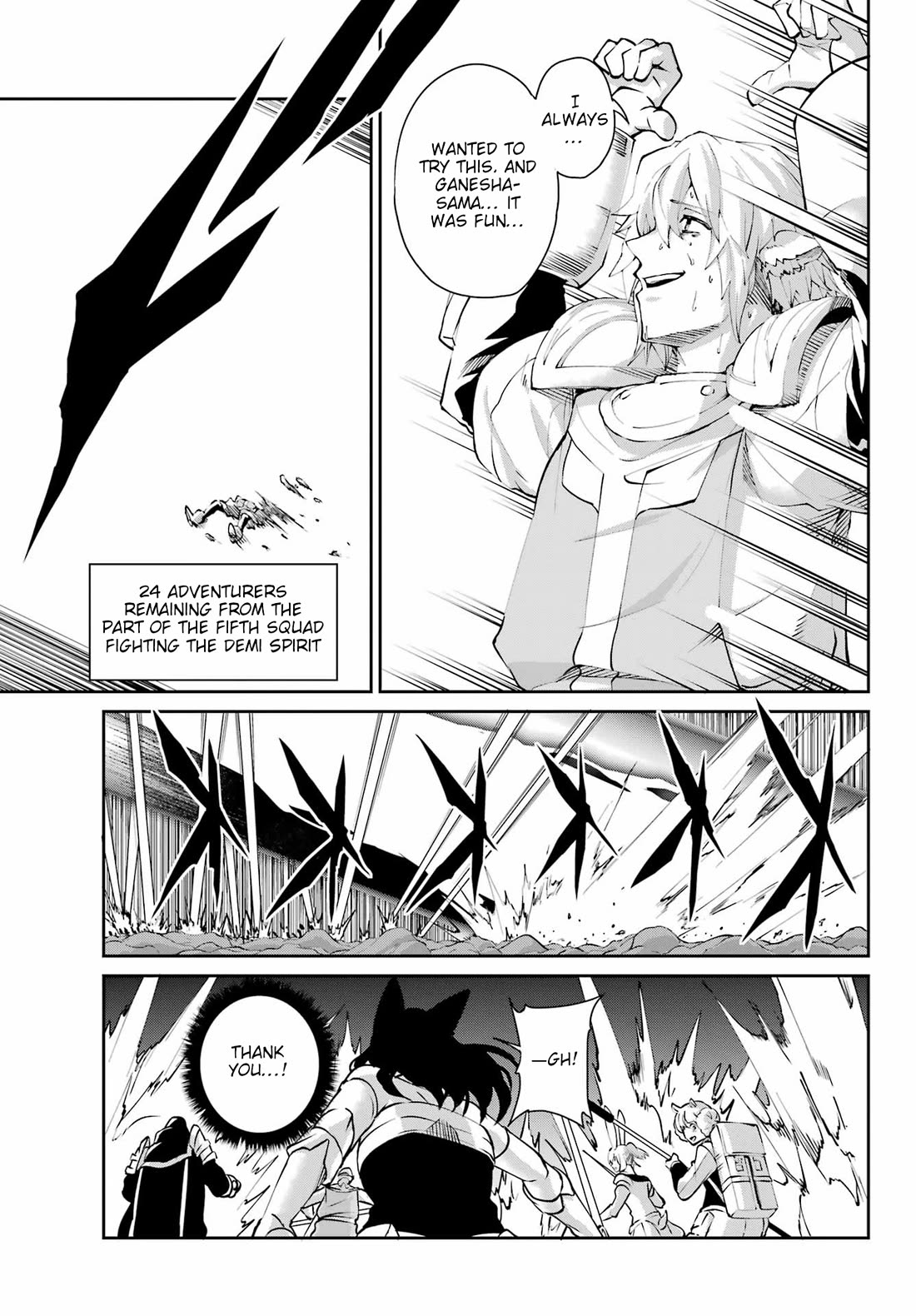 Dungeon ni Deai o Motomeru no wa Machigatte Iru Darou ka Gaiden - Sword Oratoria Chapter 127 page 15 - Chapter 127: Critical Point