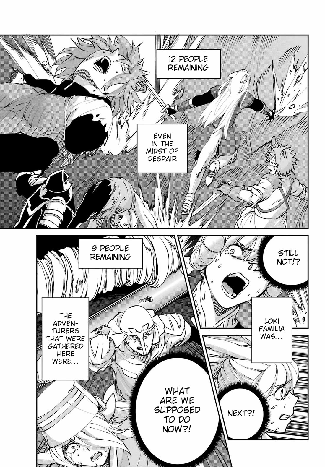 Dungeon ni Deai o Motomeru no wa Machigatte Iru Darou ka Gaiden - Sword Oratoria Chapter 127 page 27 - Chapter 127: Critical Point