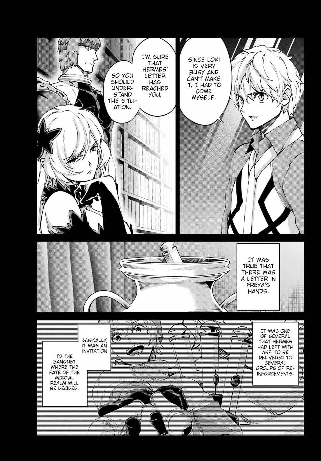 Dungeon ni Deai o Motomeru no wa Machigatte Iru Darou ka Gaiden - Sword Oratoria Chapter 128 page 12 - Chapter 128: Memoria Freese