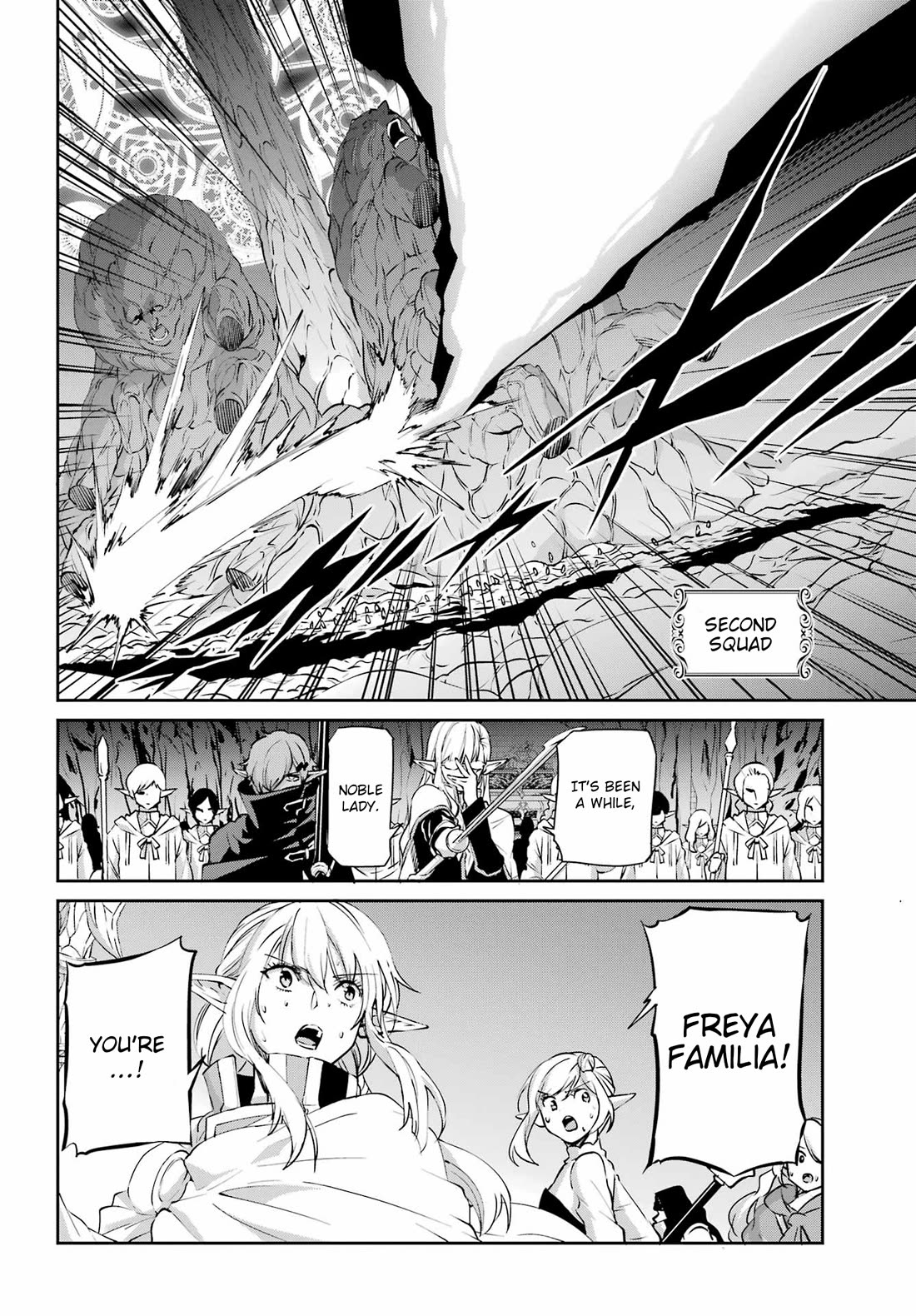 Dungeon ni Deai o Motomeru no wa Machigatte Iru Darou ka Gaiden - Sword Oratoria Chapter 129 page 19 - Chapter 129: Freya Familia