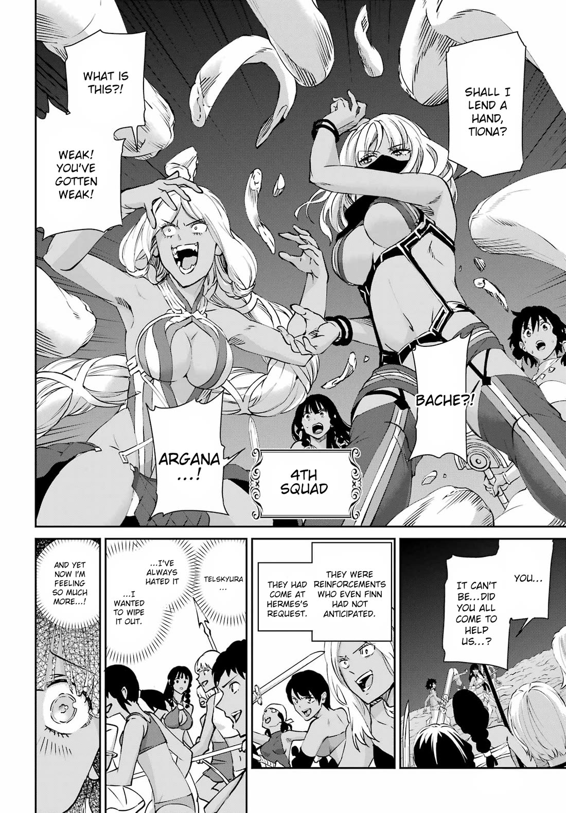 Dungeon ni Deai o Motomeru no wa Machigatte Iru Darou ka Gaiden - Sword Oratoria Chapter 129 page 33 - Chapter 129: Freya Familia
