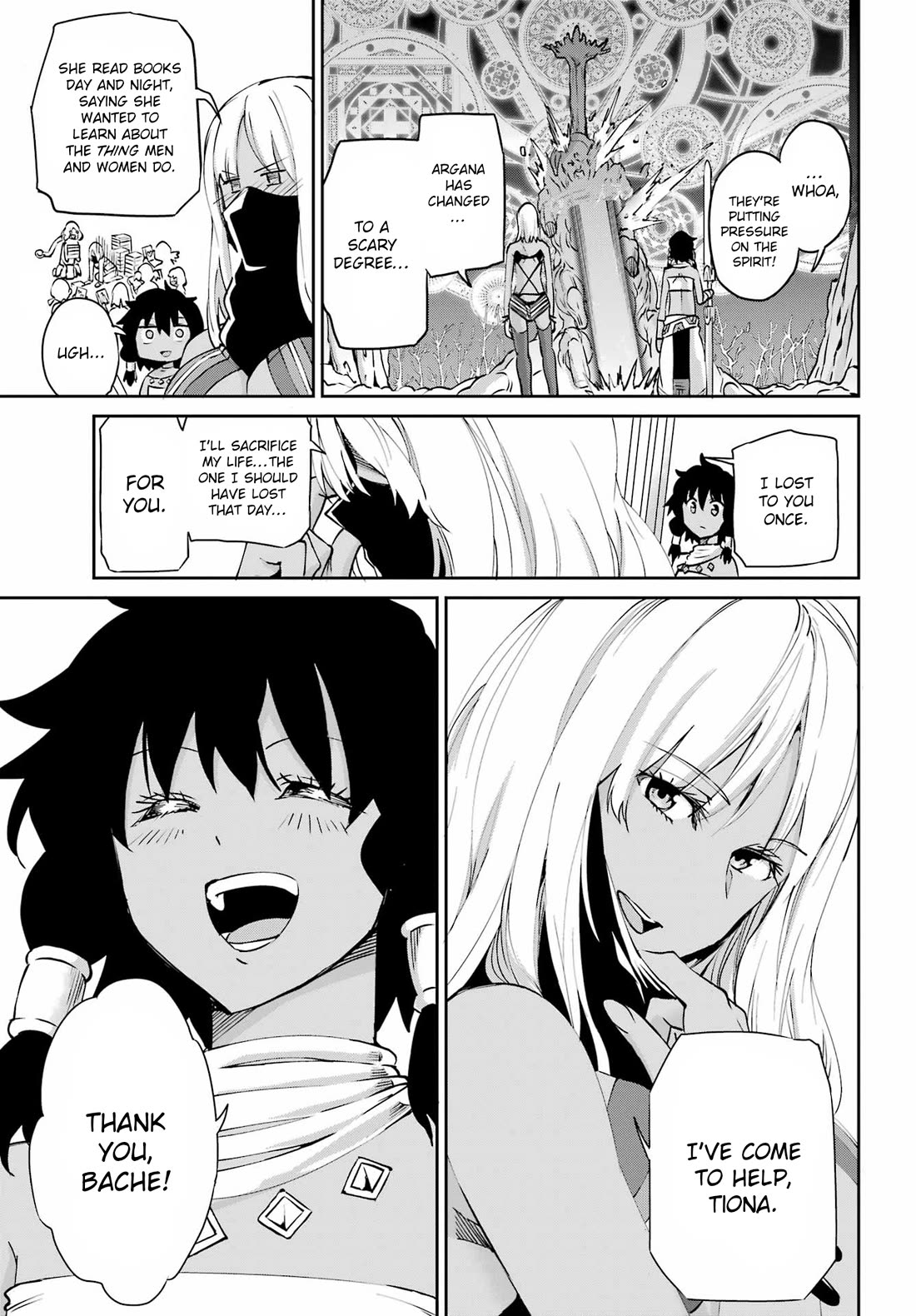 Dungeon ni Deai o Motomeru no wa Machigatte Iru Darou ka Gaiden - Sword Oratoria Chapter 129 page 38 - Chapter 129: Freya Familia