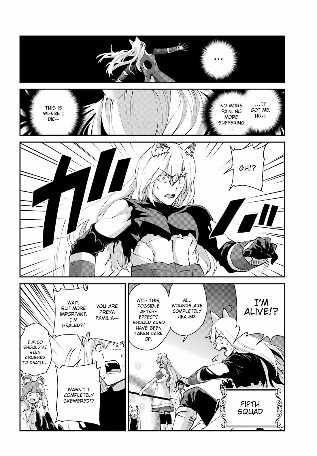 Dungeon ni Deai o Motomeru no wa Machigatte Iru Darou ka Gaiden - Sword Oratoria Chapter 129 page 44 - Chapter 129: Freya Familia