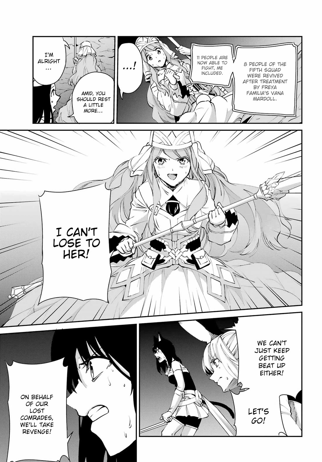 Dungeon ni Deai o Motomeru no wa Machigatte Iru Darou ka Gaiden - Sword Oratoria Chapter 129 page 47 - Chapter 129: Freya Familia