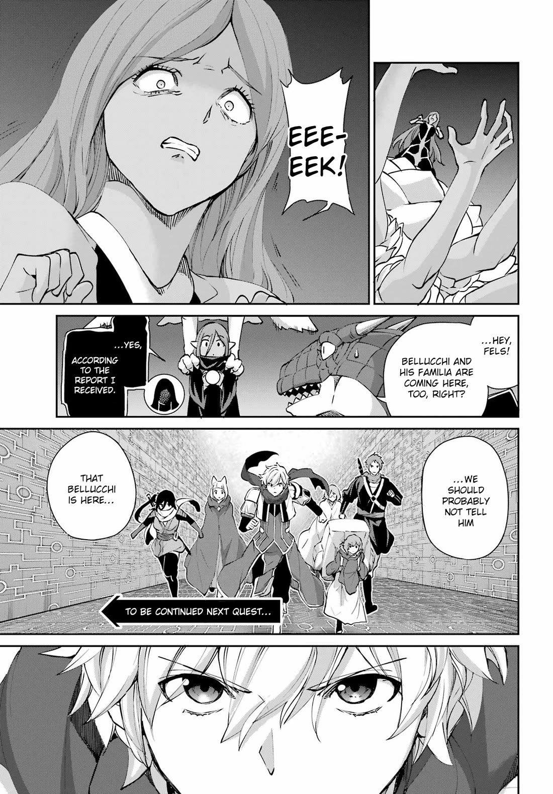 Dungeon ni Deai o Motomeru no wa Machigatte Iru Darou ka Gaiden - Sword Oratoria Chapter 129 page 55 - Chapter 129: Freya Familia