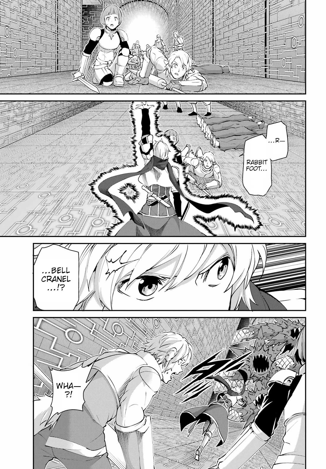Dungeon ni Deai o Motomeru no wa Machigatte Iru Darou ka Gaiden - Sword Oratoria Chapter 131 page 19 - Chapter 131: Bell Attack