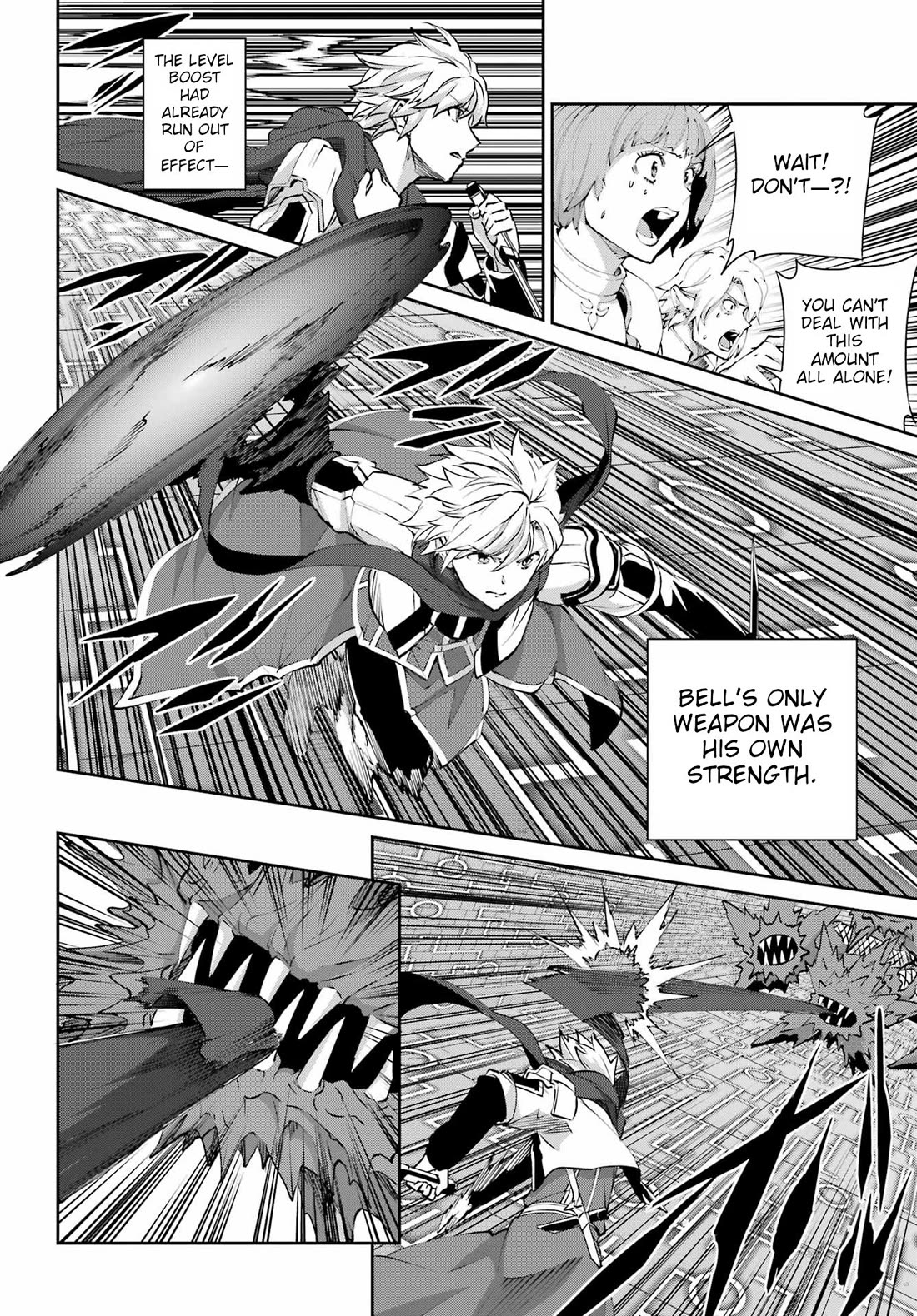 Dungeon ni Deai o Motomeru no wa Machigatte Iru Darou ka Gaiden - Sword Oratoria Chapter 131 page 20 - Chapter 131: Bell Attack
