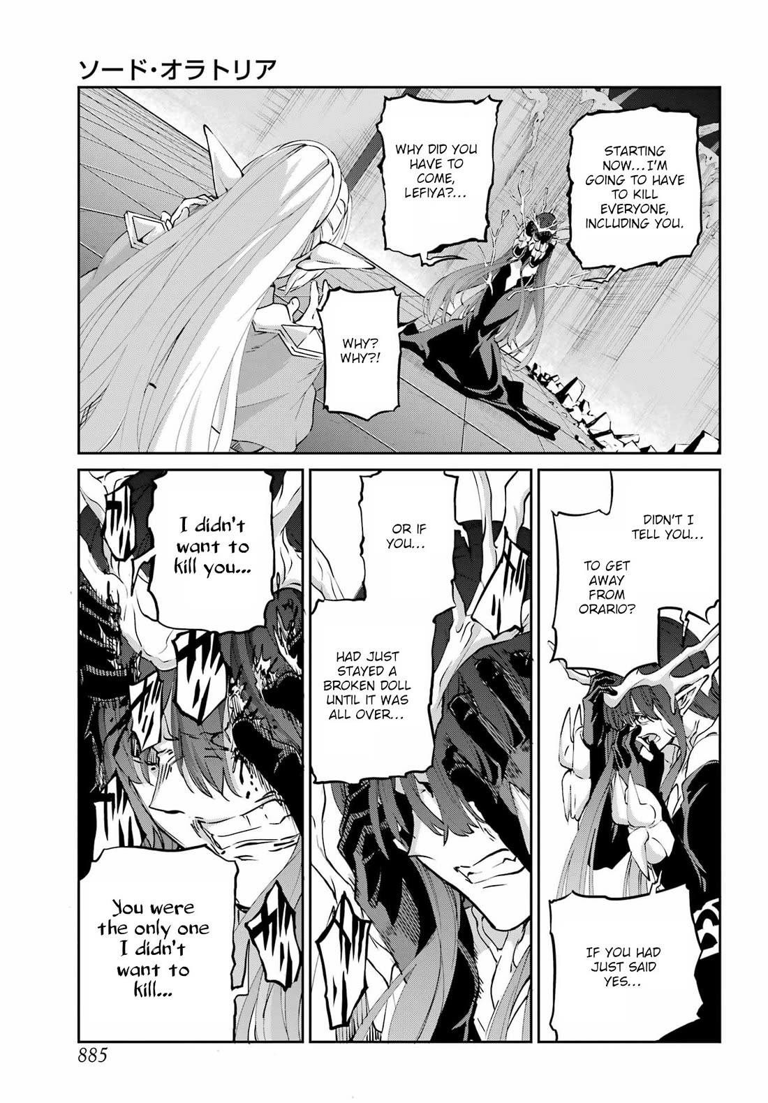 Dungeon ni Deai o Motomeru no wa Machigatte Iru Darou ka Gaiden - Sword Oratoria Chapter 132 page 22 - Chapter 132: Fateful