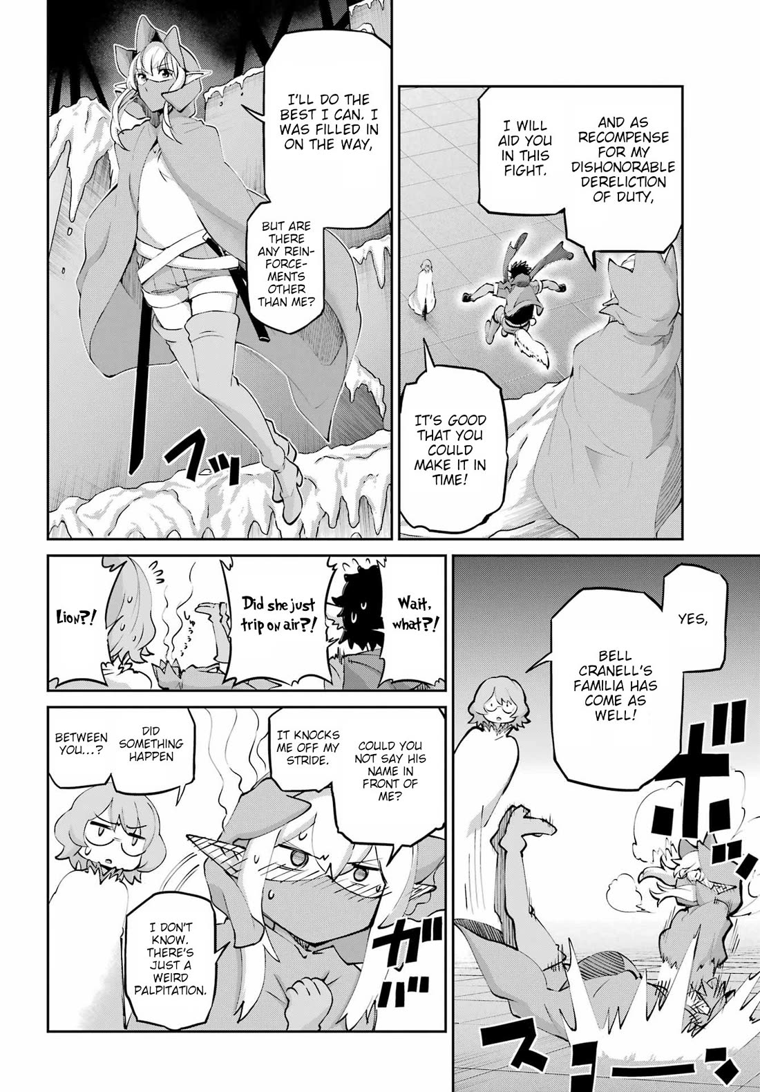 Dungeon ni Deai o Motomeru no wa Machigatte Iru Darou ka Gaiden - Sword Oratoria Chapter 132 page 43 - Chapter 132: Fateful