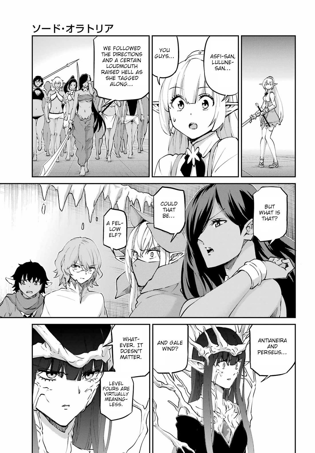 Dungeon ni Deai o Motomeru no wa Machigatte Iru Darou ka Gaiden - Sword Oratoria Chapter 132 page 44 - Chapter 132: Fateful
