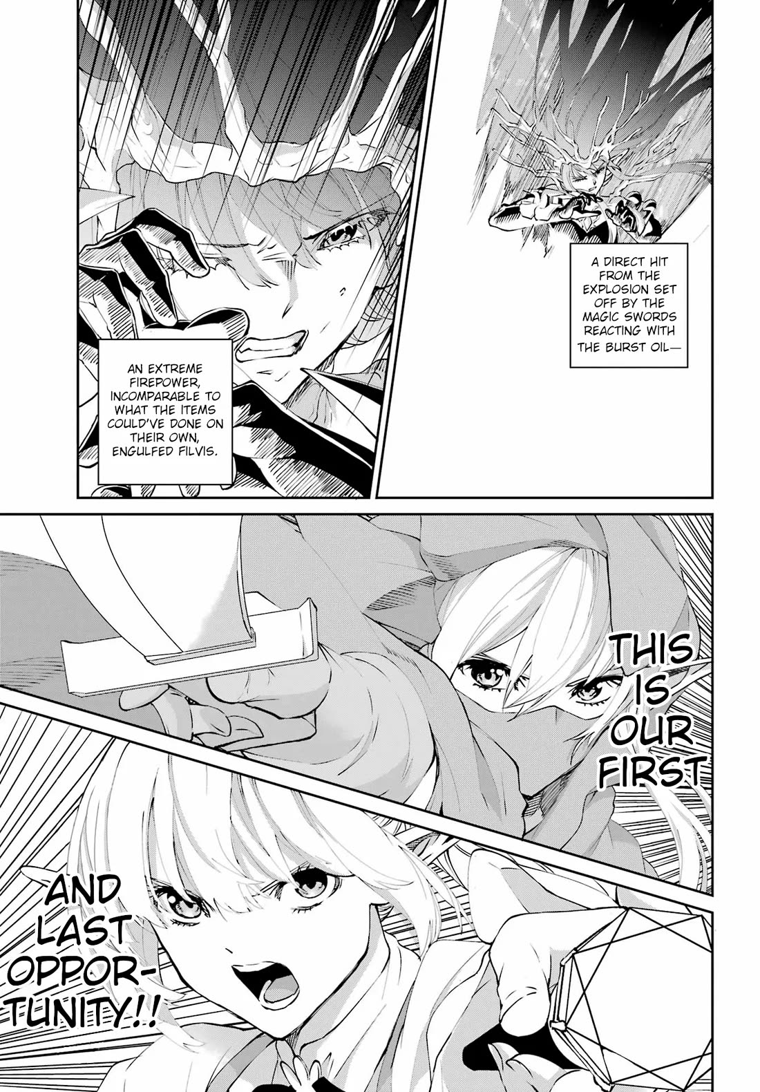 Dungeon ni Deai o Motomeru no wa Machigatte Iru Darou ka Gaiden - Sword Oratoria Chapter 135 page 19 - Chapter 135: Double