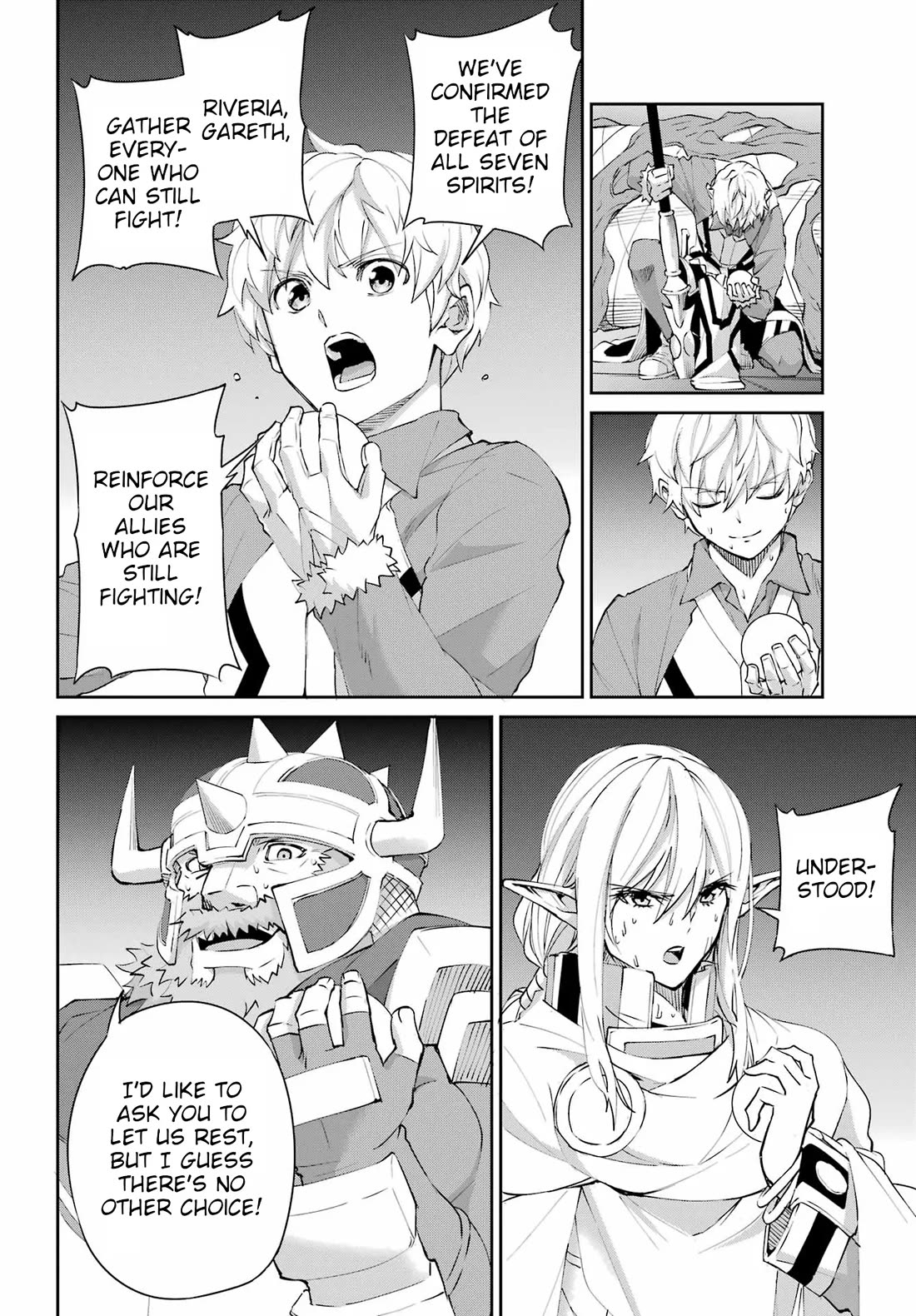 Dungeon ni Deai o Motomeru no wa Machigatte Iru Darou ka Gaiden - Sword Oratoria Chapter 137 page 35 - Chapter 137: Tempest