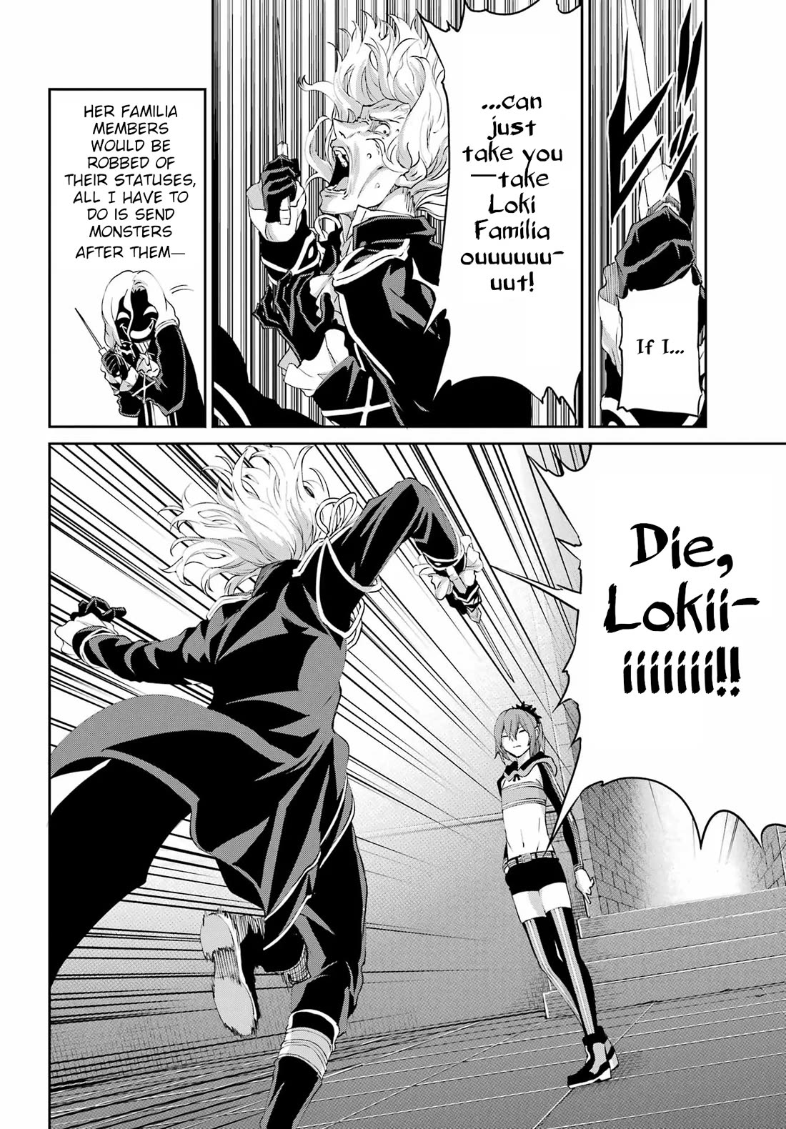 Dungeon ni Deai o Motomeru no wa Machigatte Iru Darou ka Gaiden - Sword Oratoria Chapter 137 page 42 - Chapter 137: Tempest