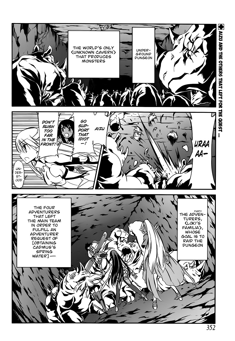 Dungeon ni Deai o Motomeru no wa Machigatte Iru Darou ka Gaiden - Sword Oratoria Chapter 2 page 2 - Chapter 2 :  (Quest)