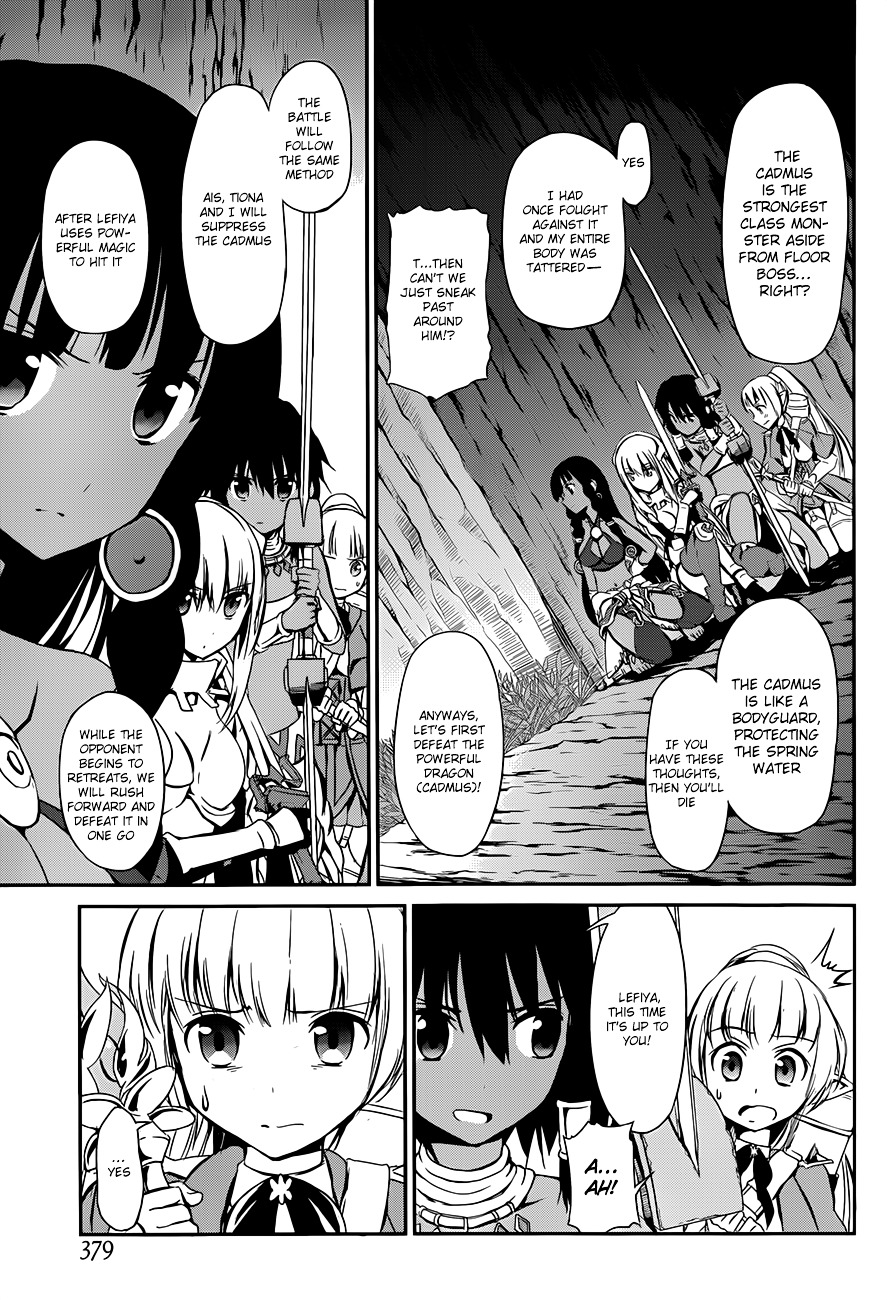 Dungeon ni Deai o Motomeru no wa Machigatte Iru Darou ka Gaiden - Sword Oratoria Chapter 2 page 29 - Chapter 2 :  (Quest)