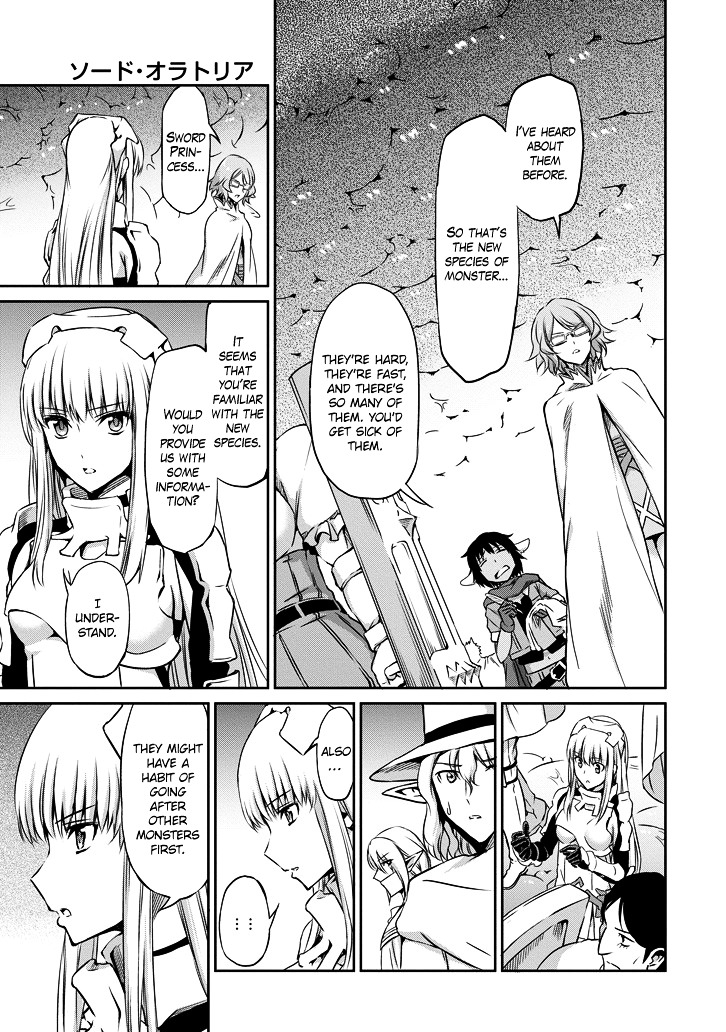 Dungeon ni Deai o Motomeru no wa Machigatte Iru Darou ka Gaiden - Sword Oratoria Chapter 21 page 36 - Chapter 21 :
