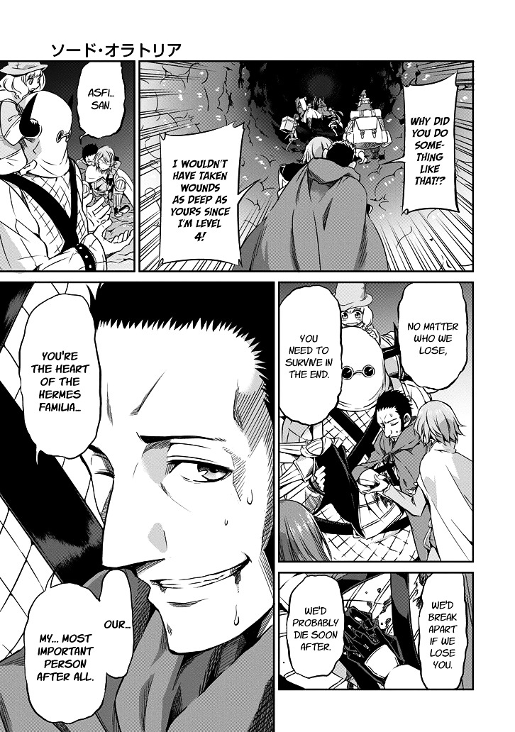 Dungeon ni Deai o Motomeru no wa Machigatte Iru Darou ka Gaiden - Sword Oratoria Chapter 22 page 37 - Chapter 22 :