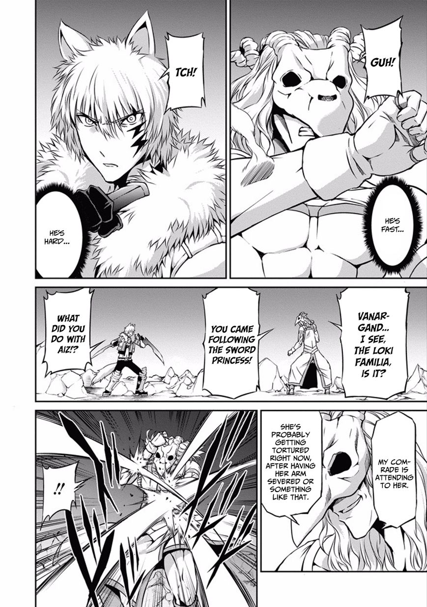 Dungeon ni Deai o Motomeru no wa Machigatte Iru Darou ka Gaiden - Sword Oratoria Chapter 25 page 15 - Chapter 25 : Get Violent