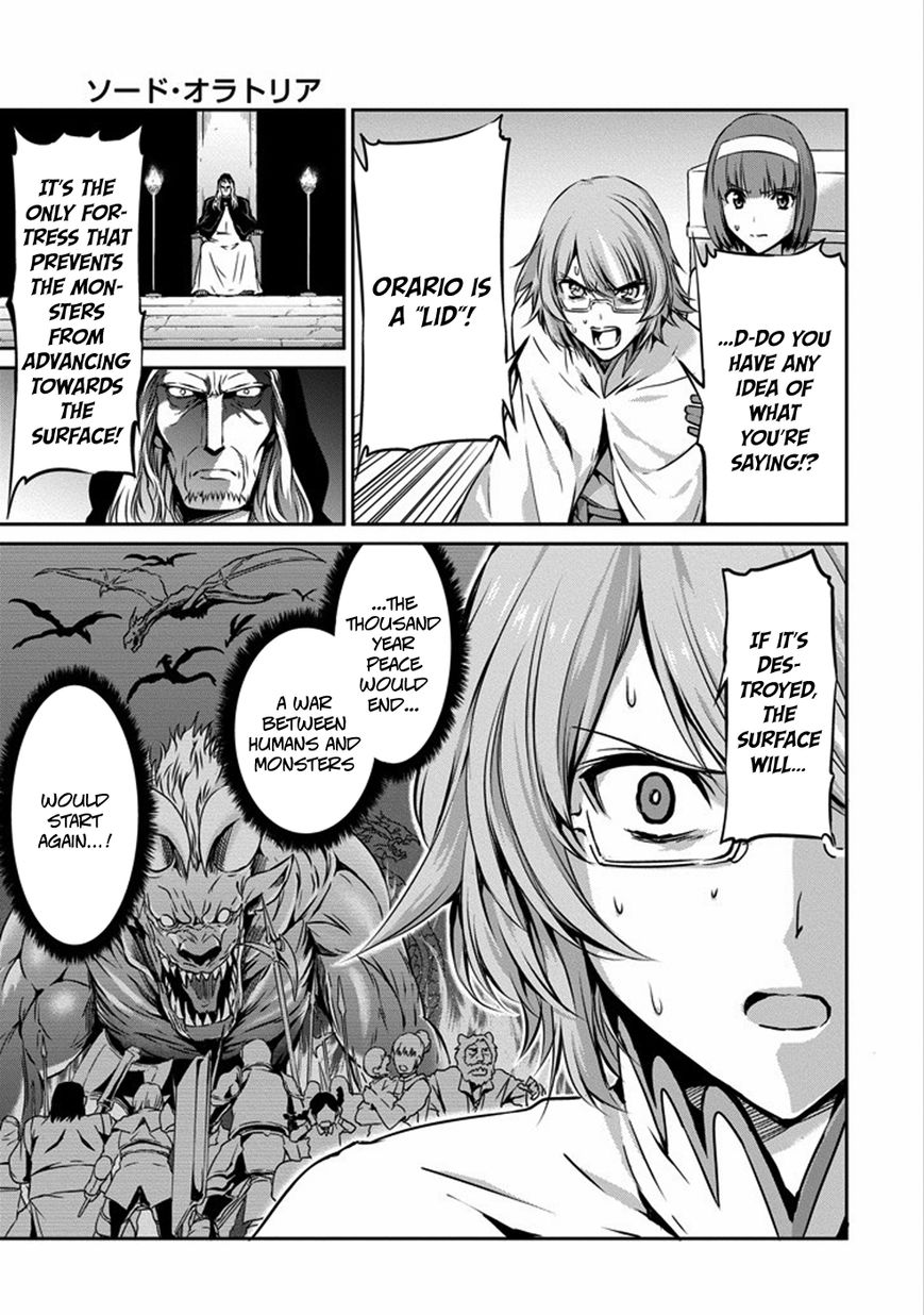 Dungeon ni Deai o Motomeru no wa Machigatte Iru Darou ka Gaiden - Sword Oratoria Chapter 26 page 13 - Chapter 26 : Error Case