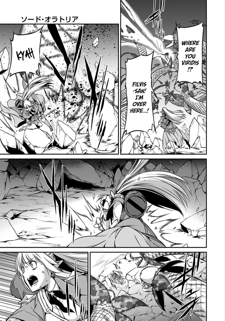 Dungeon ni Deai o Motomeru no wa Machigatte Iru Darou ka Gaiden - Sword Oratoria Chapter 27 page 32 - Chapter 27 : Blossom Blast