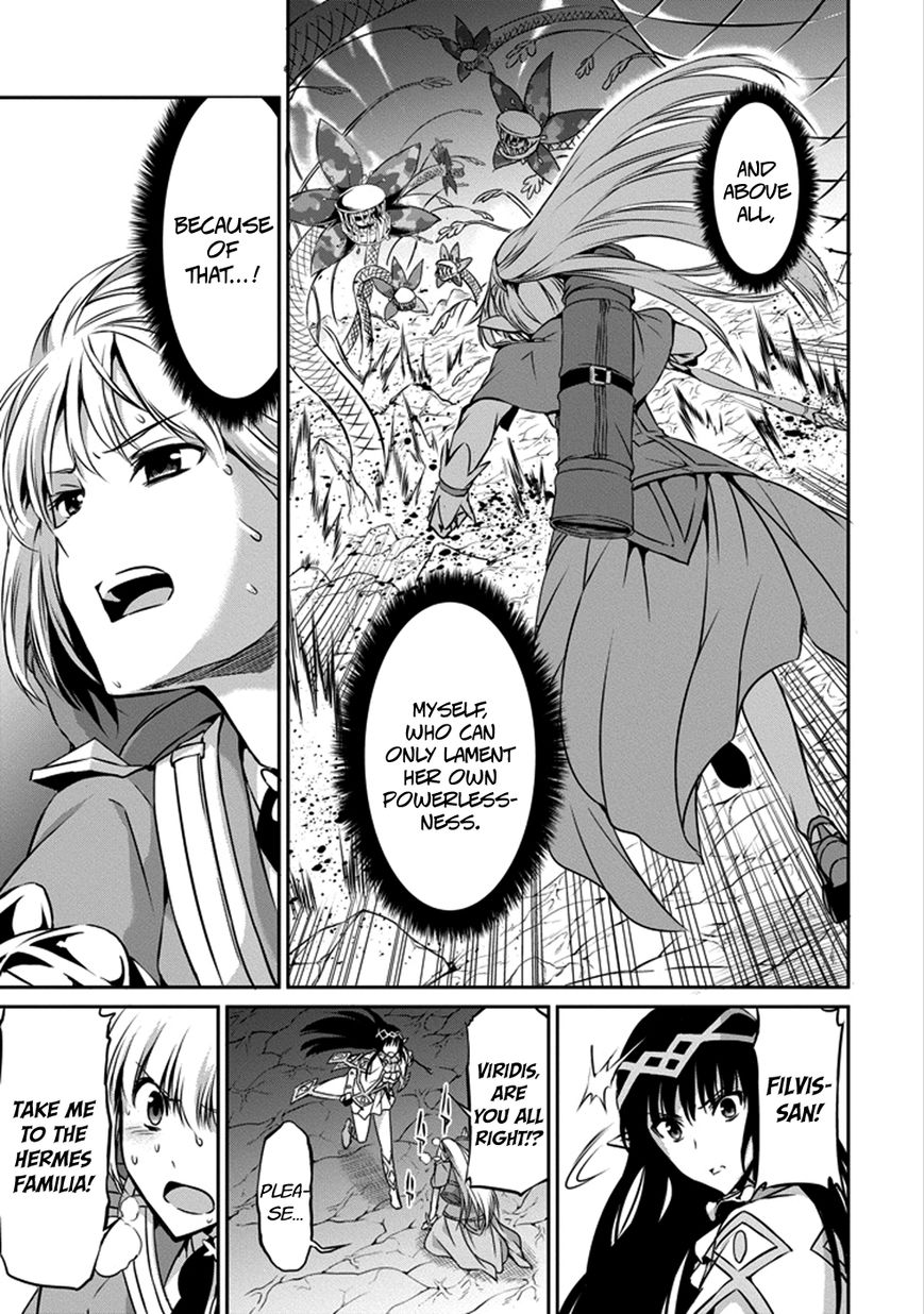 Dungeon ni Deai o Motomeru no wa Machigatte Iru Darou ka Gaiden - Sword Oratoria Chapter 27 page 40 - Chapter 27 : Blossom Blast