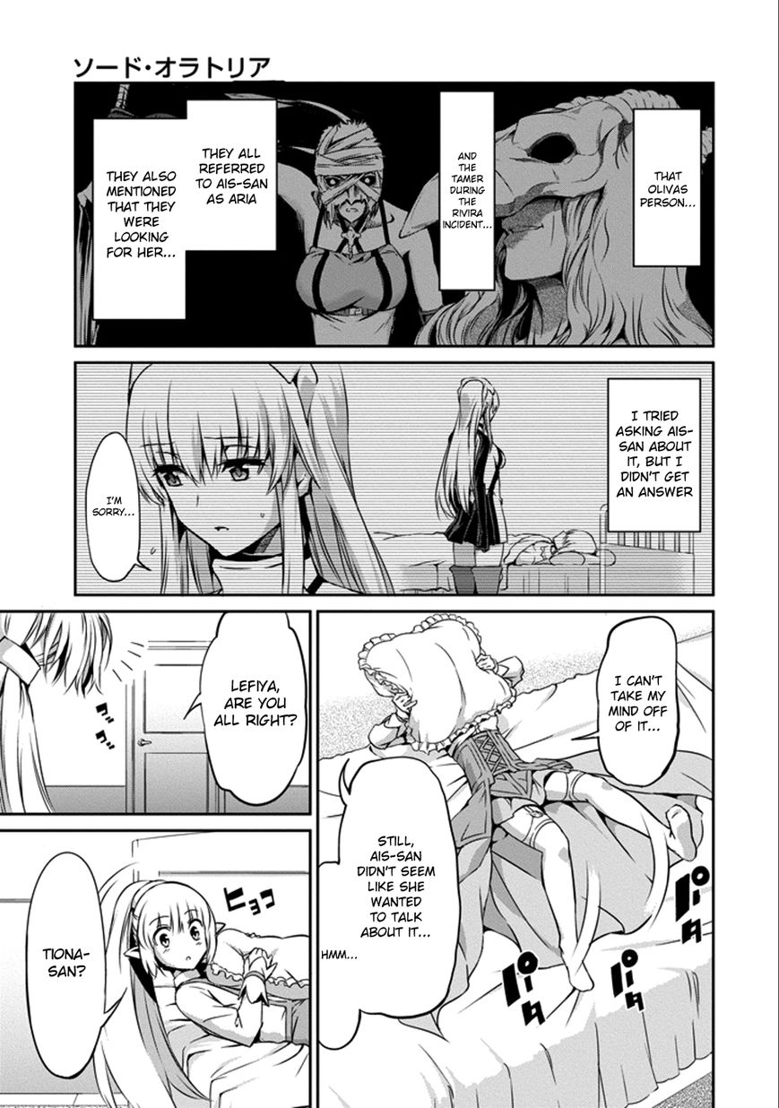 Dungeon ni Deai o Motomeru no wa Machigatte Iru Darou ka Gaiden - Sword Oratoria Chapter 29 page 19 - Chapter 29 : Homecoming