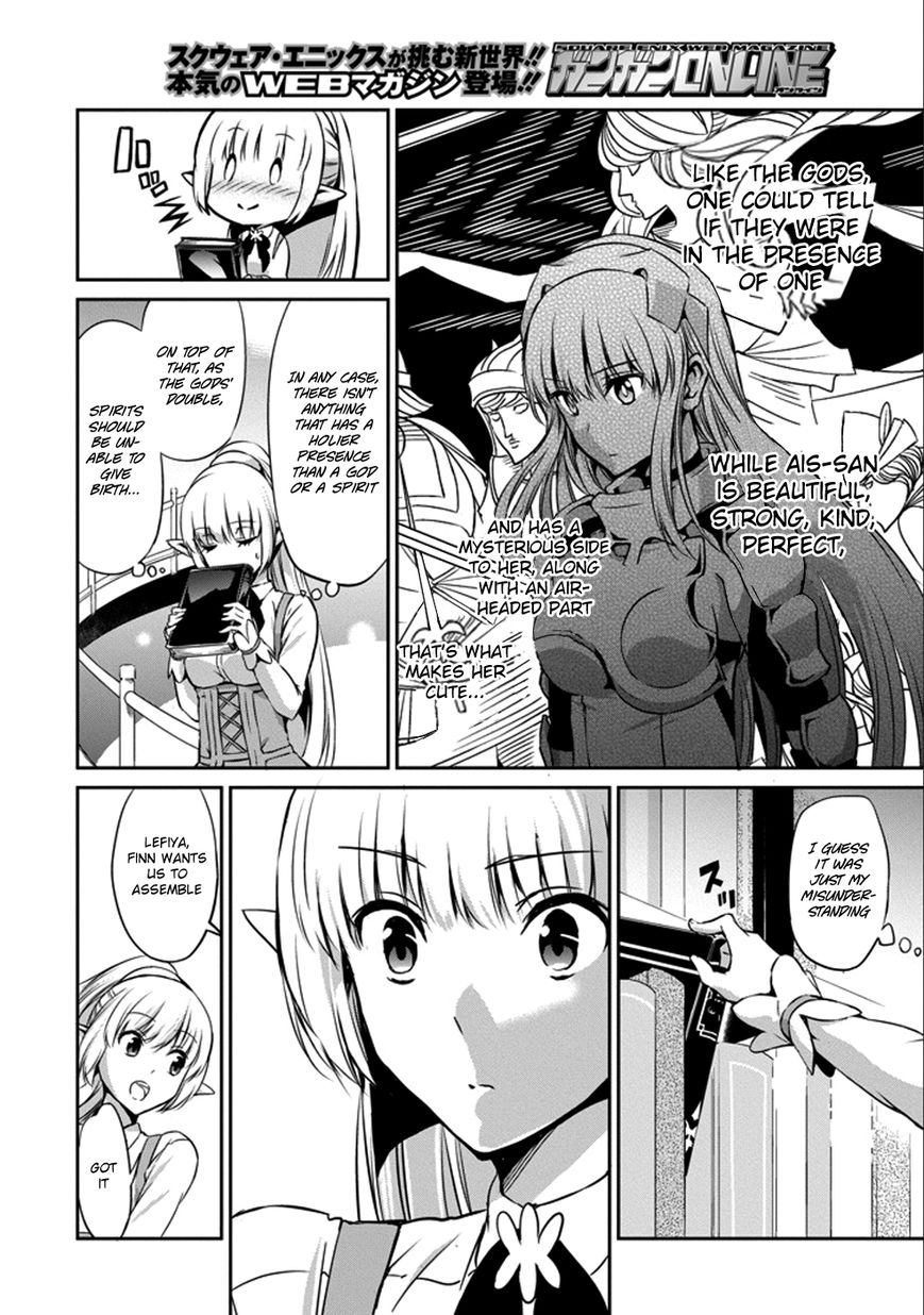 Dungeon ni Deai o Motomeru no wa Machigatte Iru Darou ka Gaiden - Sword Oratoria Chapter 29 page 26 - Chapter 29 : Homecoming