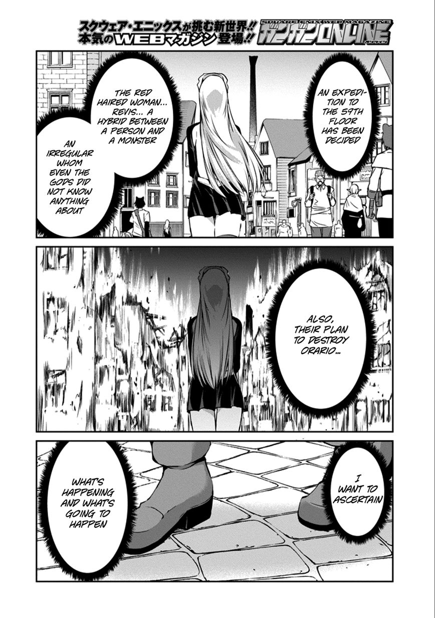 Dungeon ni Deai o Motomeru no wa Machigatte Iru Darou ka Gaiden - Sword Oratoria Chapter 29 page 30 - Chapter 29 : Homecoming