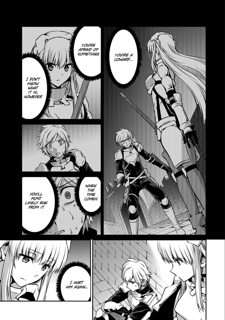Dungeon ni Deai o Motomeru no wa Machigatte Iru Darou ka Gaiden - Sword Oratoria Chapter 30 page 33 - Chapter 30 : Rival