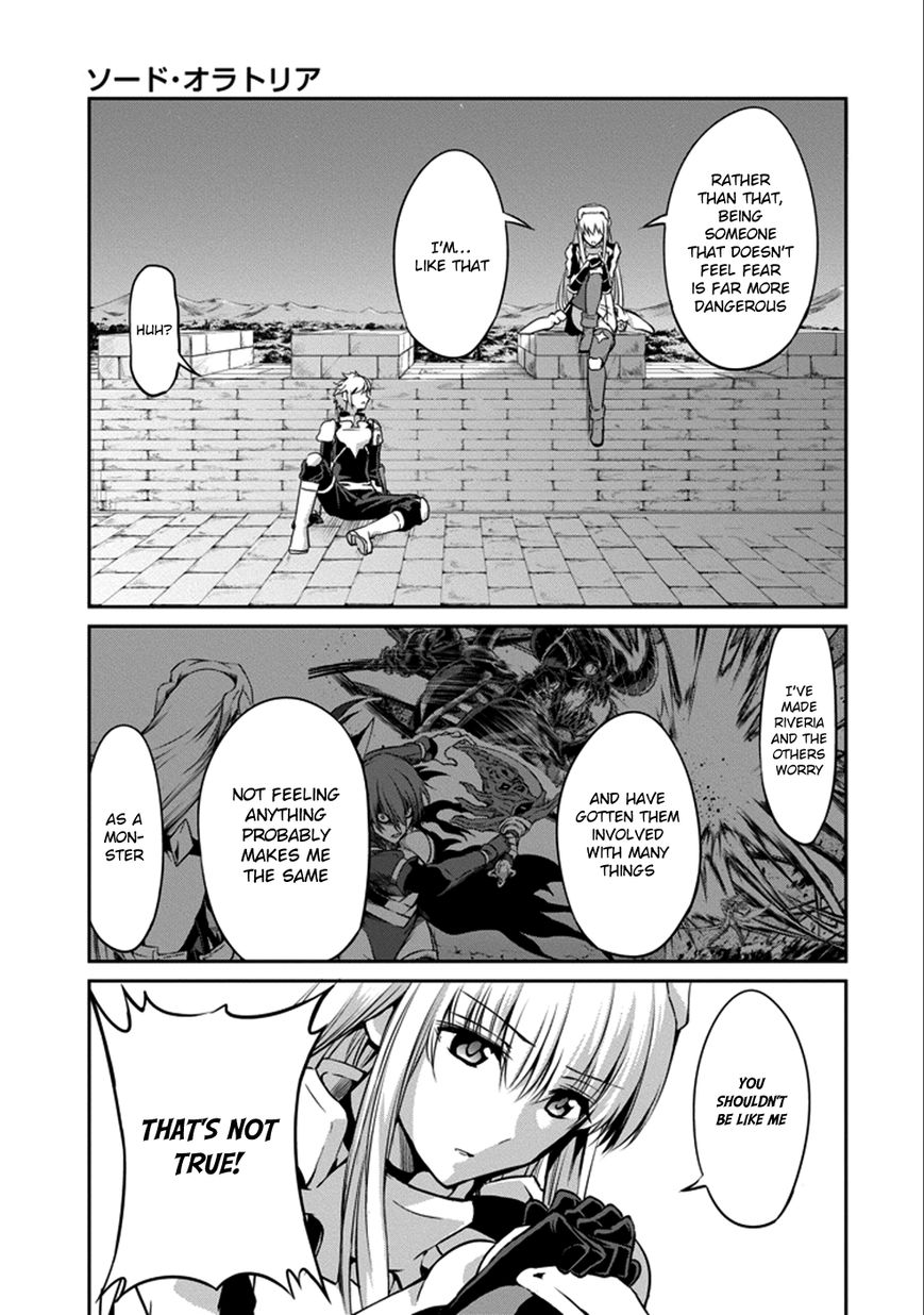 Dungeon ni Deai o Motomeru no wa Machigatte Iru Darou ka Gaiden - Sword Oratoria Chapter 30 page 35 - Chapter 30 : Rival