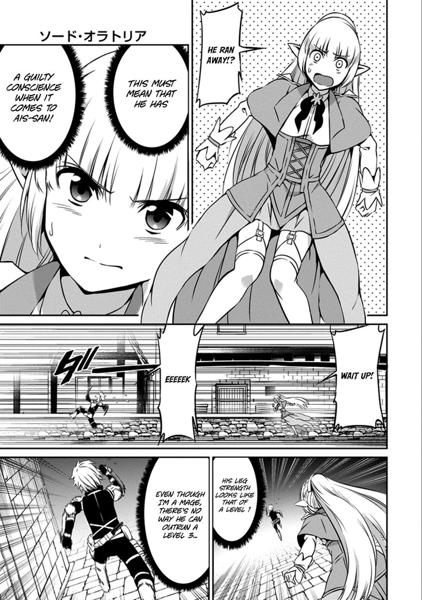 Dungeon ni Deai o Motomeru no wa Machigatte Iru Darou ka Gaiden - Sword Oratoria Chapter 30 page 9 - Chapter 30 : Rival