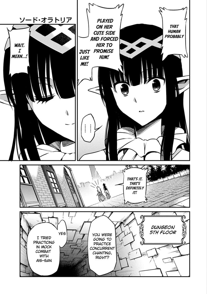Dungeon ni Deai o Motomeru no wa Machigatte Iru Darou ka Gaiden - Sword Oratoria Chapter 31 page 28 - Chapter 31