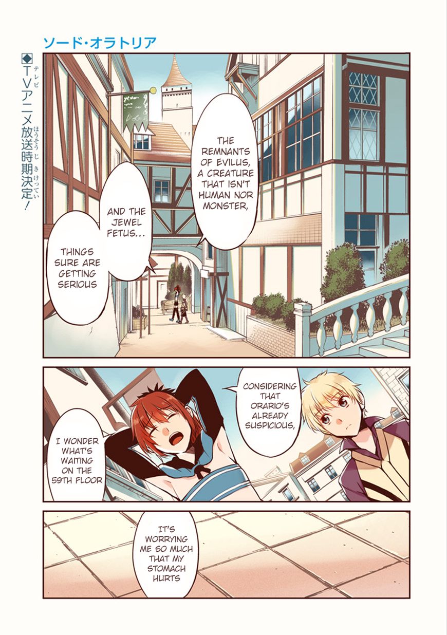 Dungeon ni Deai o Motomeru no wa Machigatte Iru Darou ka Gaiden - Sword Oratoria Chapter 31 page 3 - Chapter 31
