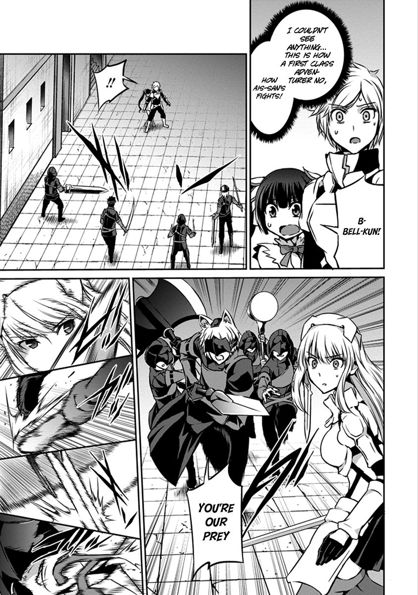 Dungeon ni Deai o Motomeru no wa Machigatte Iru Darou ka Gaiden - Sword Oratoria Chapter 32 page 33 - Chapter 32