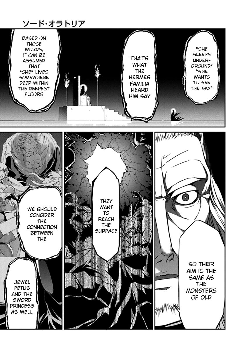 Dungeon ni Deai o Motomeru no wa Machigatte Iru Darou ka Gaiden - Sword Oratoria Chapter 32 page 45 - Chapter 32