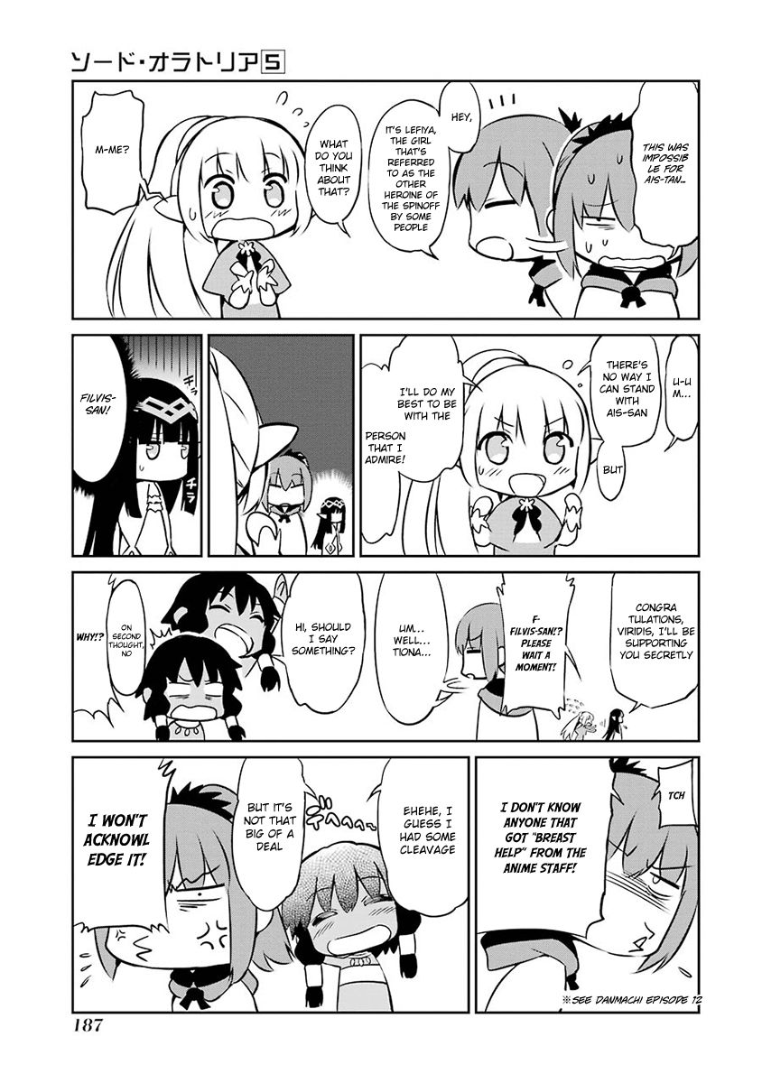 Dungeon ni Deai o Motomeru no wa Machigatte Iru Darou ka Gaiden - Sword Oratoria Chapter 33.6 page 3 - Chapter 33.6