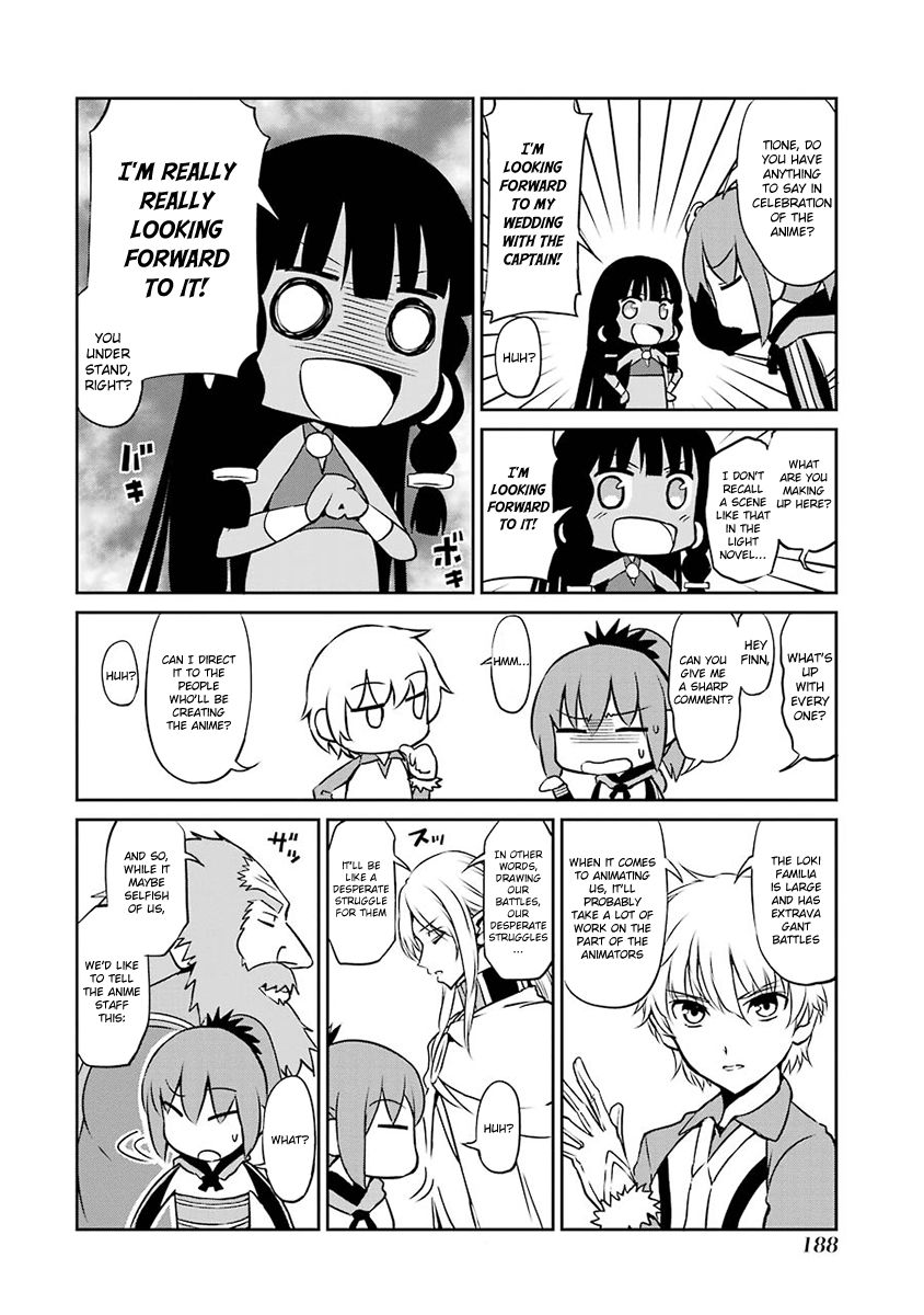 Dungeon ni Deai o Motomeru no wa Machigatte Iru Darou ka Gaiden - Sword Oratoria Chapter 33.6 page 4 - Chapter 33.6