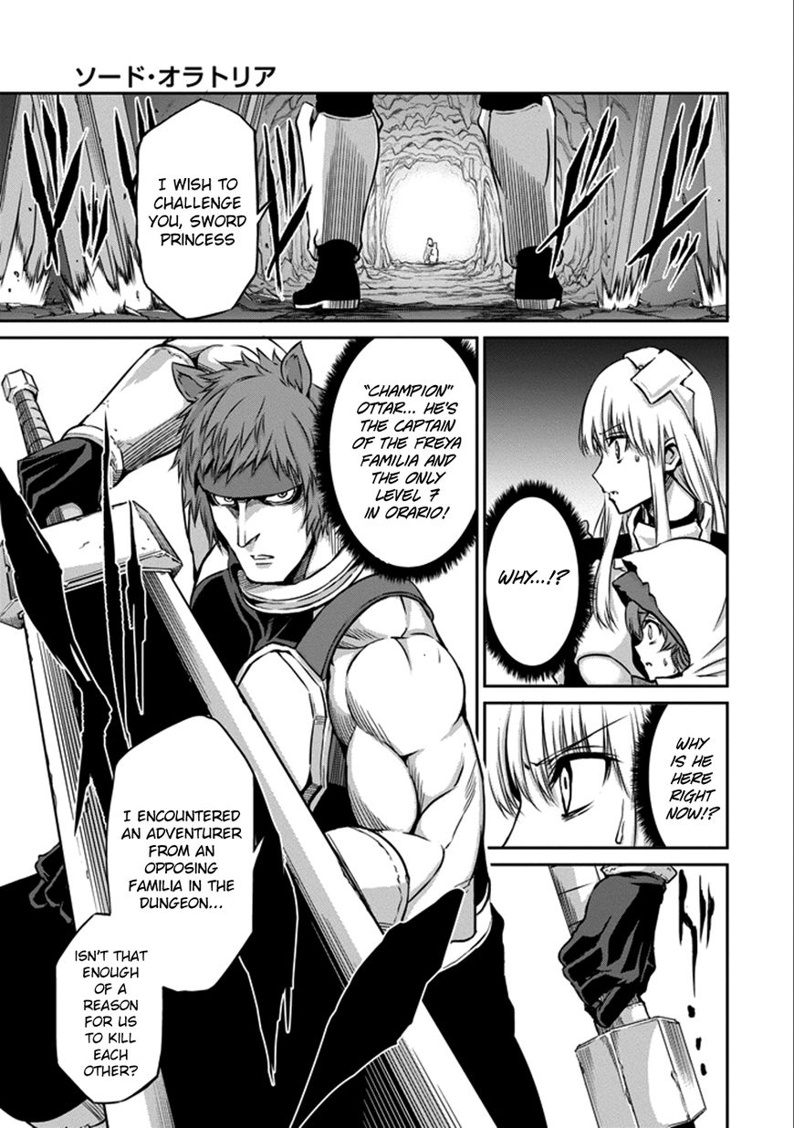 Dungeon ni Deai o Motomeru no wa Machigatte Iru Darou ka Gaiden - Sword Oratoria Chapter 34 page 17 - Chapter 34 : Bell Cranel