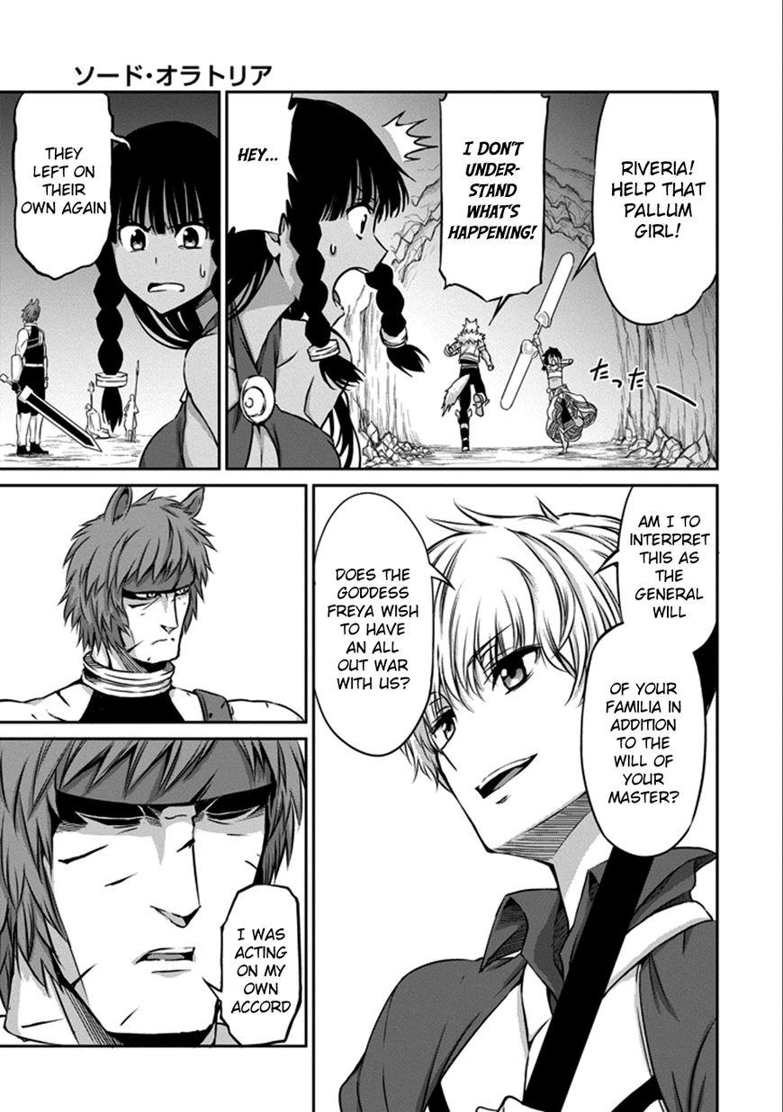 Dungeon ni Deai o Motomeru no wa Machigatte Iru Darou ka Gaiden - Sword Oratoria Chapter 34 page 31 - Chapter 34 : Bell Cranel