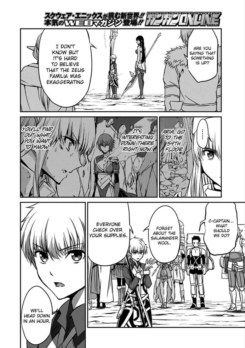 Dungeon ni Deai o Motomeru no wa Machigatte Iru Darou ka Gaiden - Sword Oratoria Chapter 38 page 39 - Chapter 38