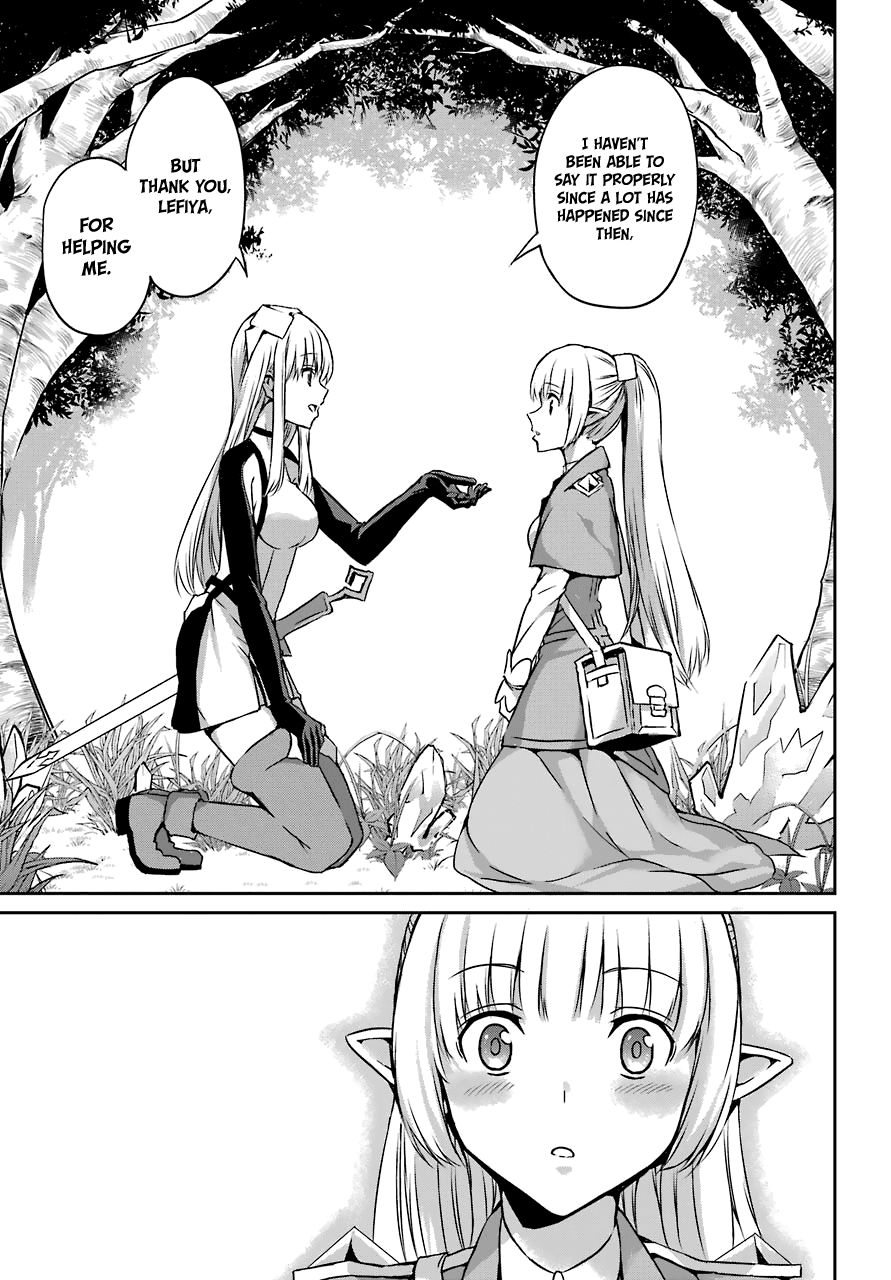 Dungeon ni Deai o Motomeru no wa Machigatte Iru Darou ka Gaiden - Sword Oratoria Chapter 41 page 24 - Chapter 41: Rest Time