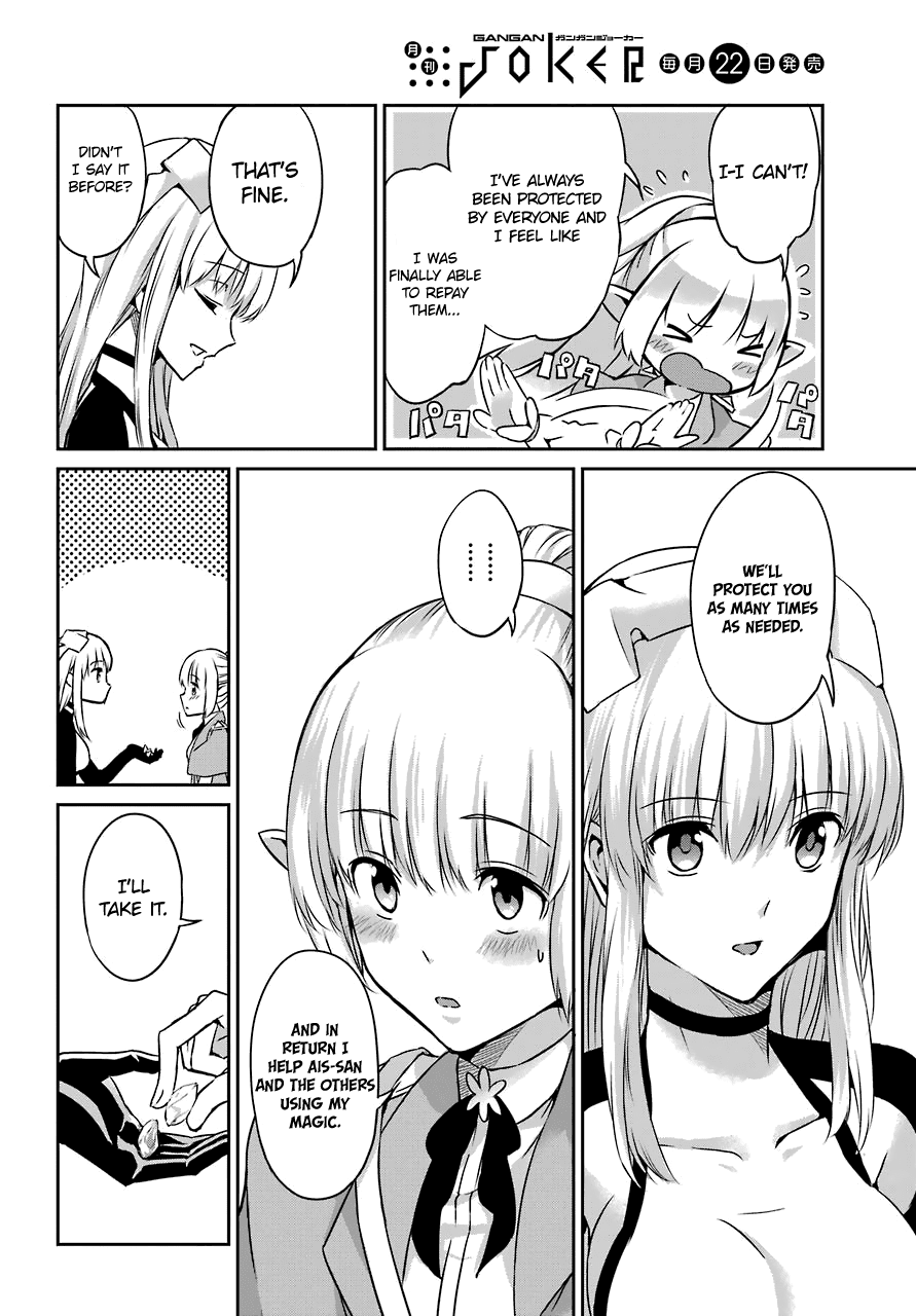 Dungeon ni Deai o Motomeru no wa Machigatte Iru Darou ka Gaiden - Sword Oratoria Chapter 41 page 25 - Chapter 41: Rest Time