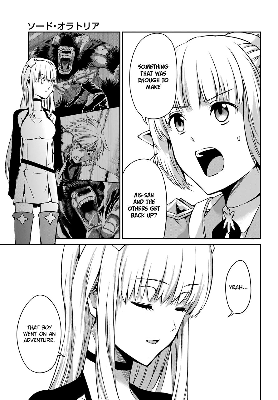 Dungeon ni Deai o Motomeru no wa Machigatte Iru Darou ka Gaiden - Sword Oratoria Chapter 41 page 28 - Chapter 41: Rest Time