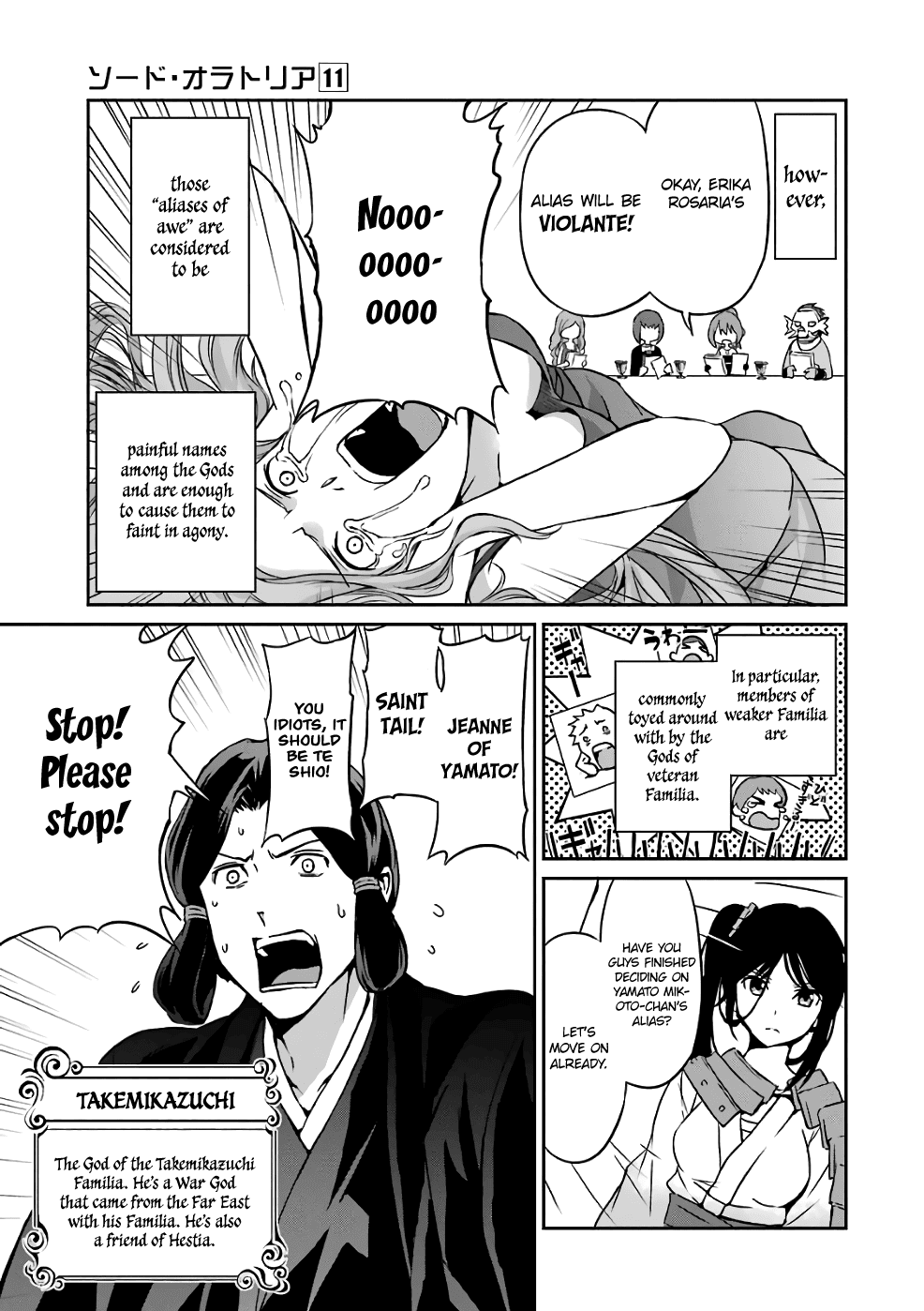 Dungeon ni Deai o Motomeru no wa Machigatte Iru Darou ka Gaiden - Sword Oratoria Chapter 42 page 14 - Chapter 42: Denatus