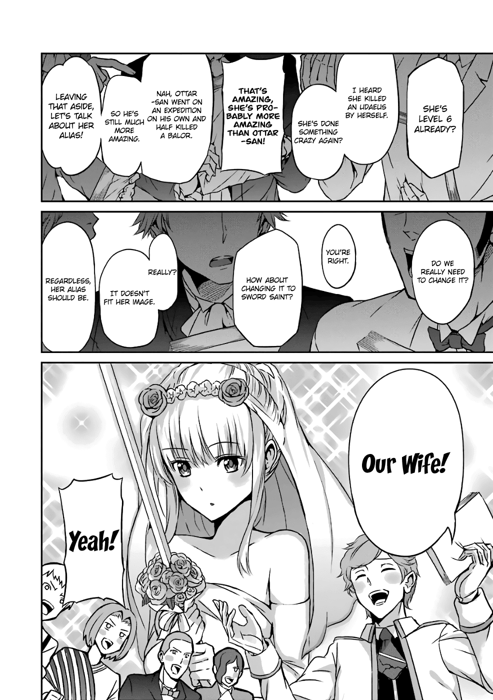 Dungeon ni Deai o Motomeru no wa Machigatte Iru Darou ka Gaiden - Sword Oratoria Chapter 42 page 17 - Chapter 42: Denatus