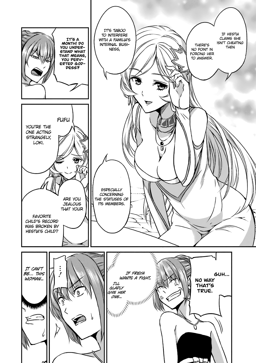 Dungeon ni Deai o Motomeru no wa Machigatte Iru Darou ka Gaiden - Sword Oratoria Chapter 42 page 23 - Chapter 42: Denatus