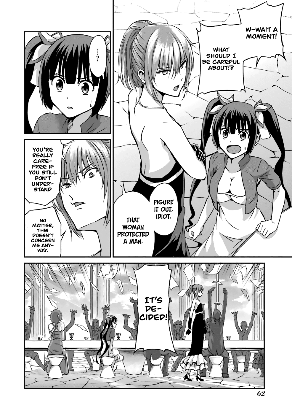 Dungeon ni Deai o Motomeru no wa Machigatte Iru Darou ka Gaiden - Sword Oratoria Chapter 42 page 27 - Chapter 42: Denatus