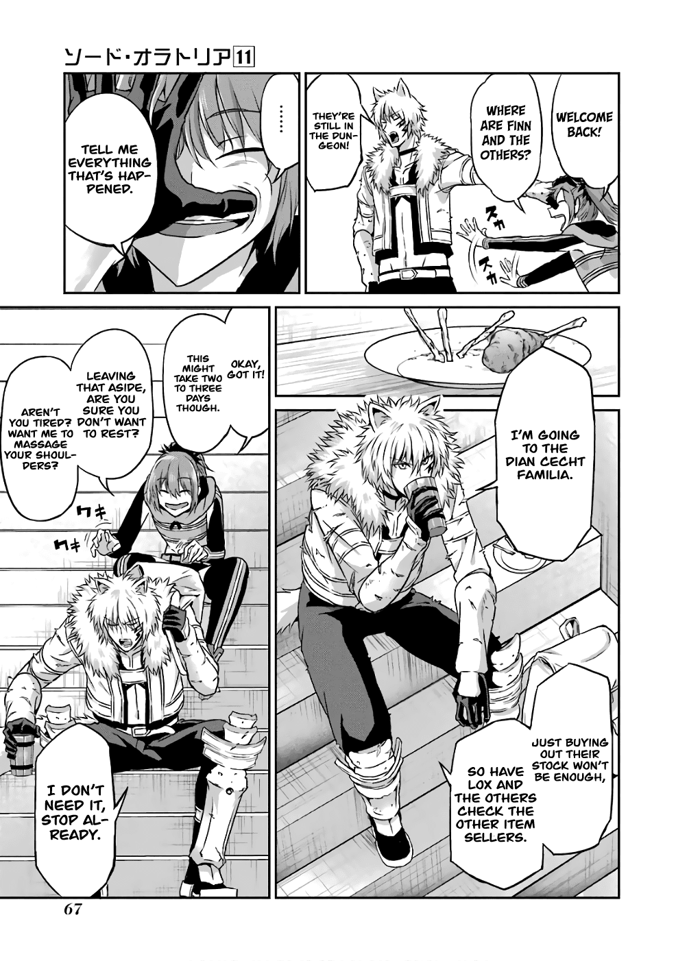 Dungeon ni Deai o Motomeru no wa Machigatte Iru Darou ka Gaiden - Sword Oratoria Chapter 42 page 32 - Chapter 42: Denatus