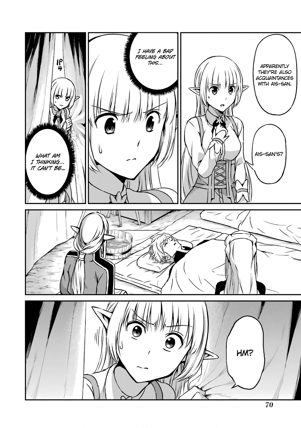 Dungeon ni Deai o Motomeru no wa Machigatte Iru Darou ka Gaiden - Sword Oratoria Chapter 42 page 35 - Chapter 42: Denatus